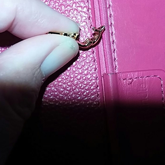 #1 Charm 925 CZ Michael Kors Vermeil Pave w/ Drawstring Bag Care Card nwt - Picture 2 of 8